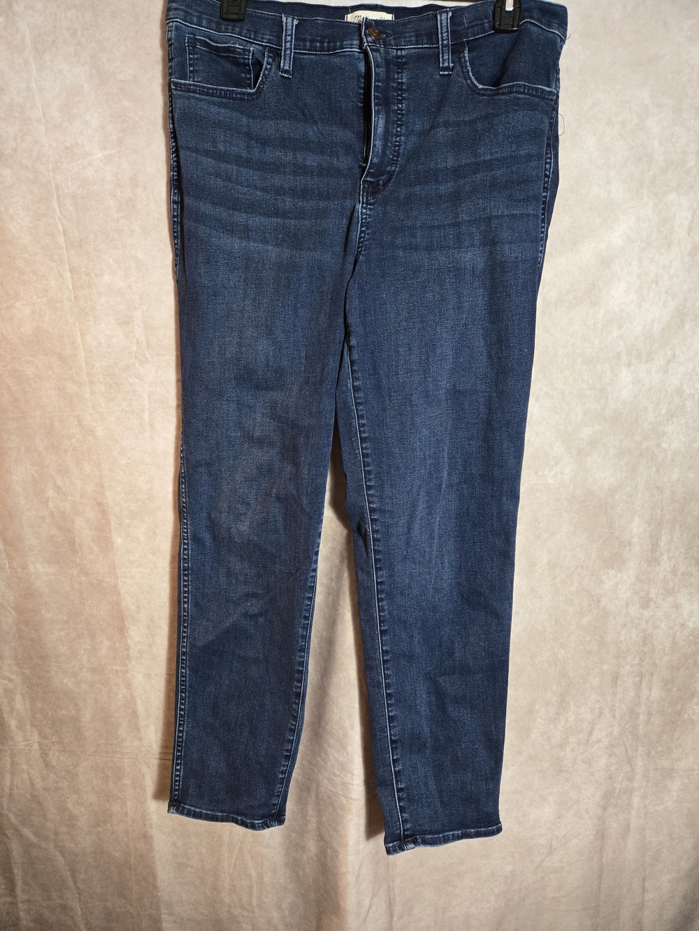 Madewell Skinny Jeans in Dark Blue Wash Sz 33 Womens Pants